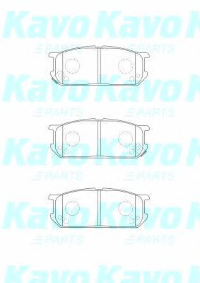 KAVO PARTS bp1520 -  Комплект тормозных колодок, дисковый тормоз